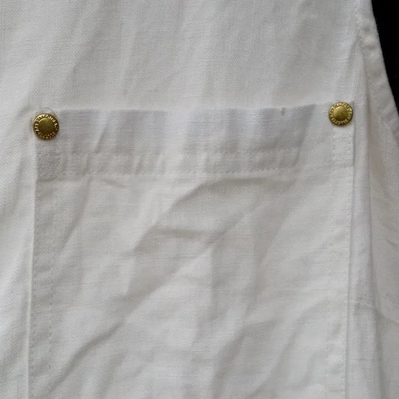 Linen tunic top Med Ellen Tracy - Picture 8 of 9